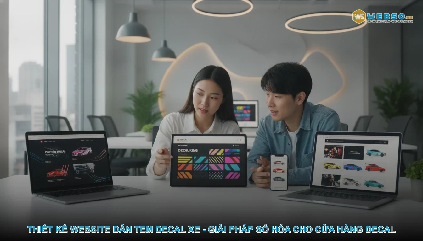 Thiết kế website dán tem decal xe - Thiết kế website dán tem decal xe - Giải pháp số hóa cho cửa hàng decal