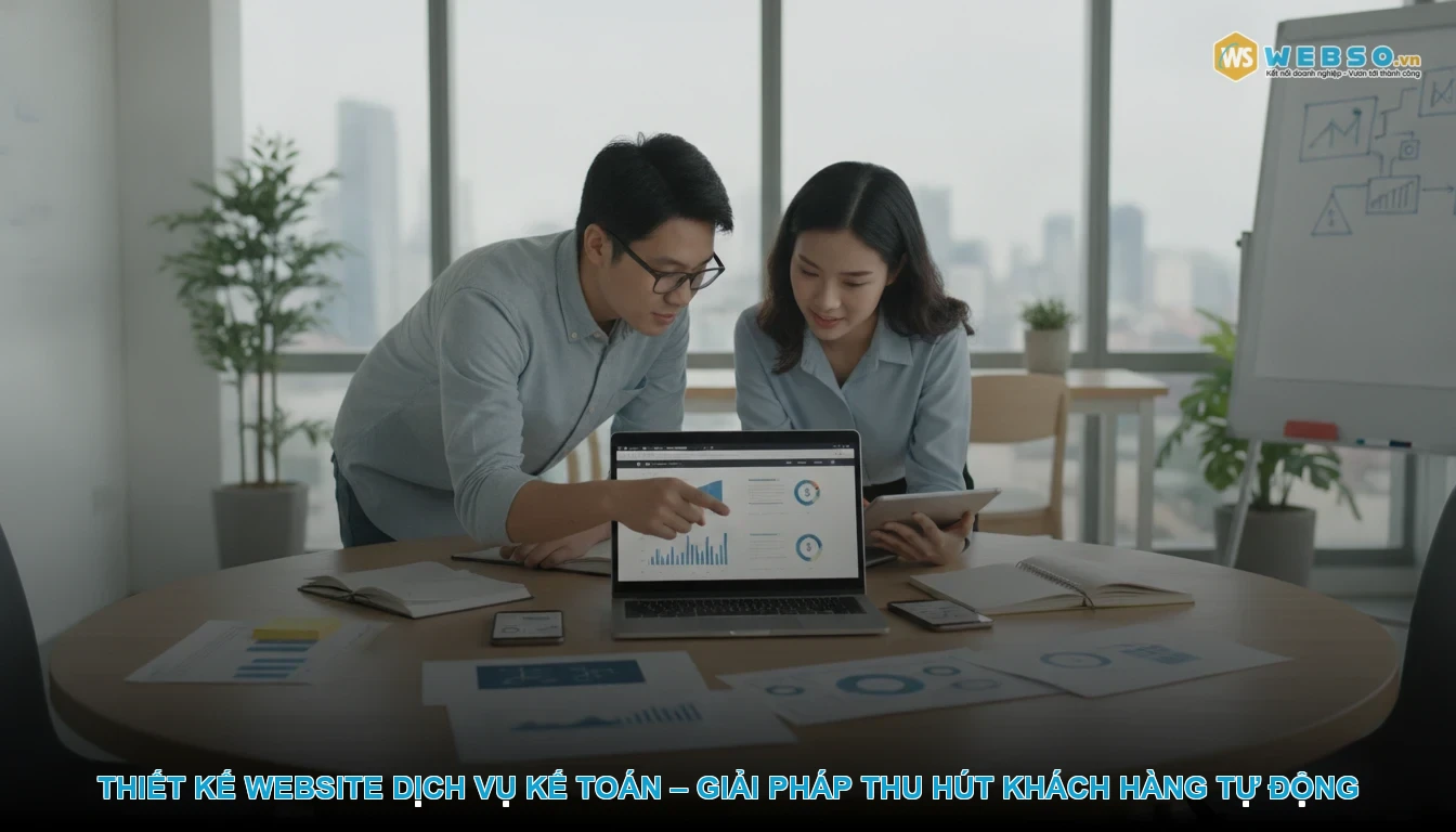 Thiết kế website dịch vụ kế toán - Thiết Kế Website Dịch Vụ Kế Toán – Giải Pháp Thu Hút Khách Hàng Tự Động