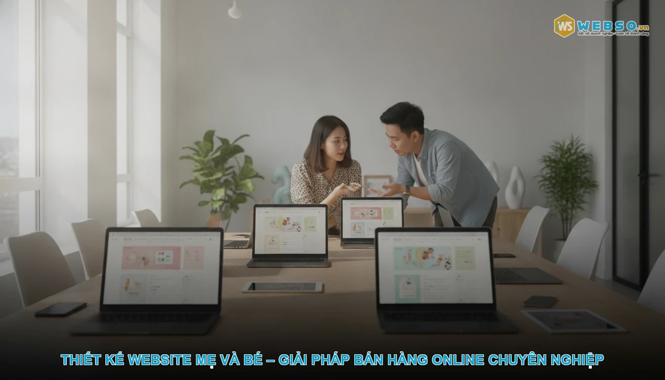 Thiết kế website mẹ và bé - Thiết Kế Website Mẹ và Bé – Giải Pháp Bán Hàng Online Chuyên Nghiệp