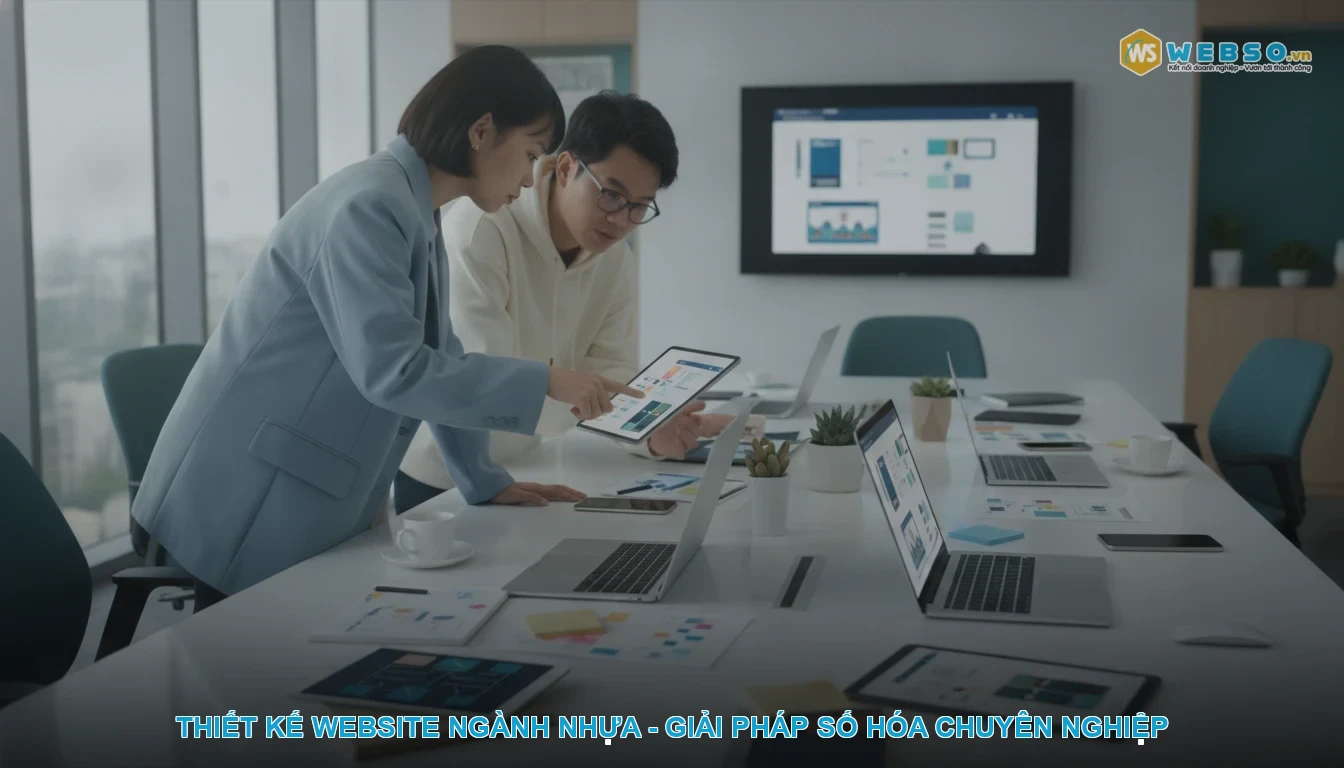 Thiết kế website ngành nhựa - Thiết kế website ngành nhựa - Giải pháp số hóa chuyên nghiệp