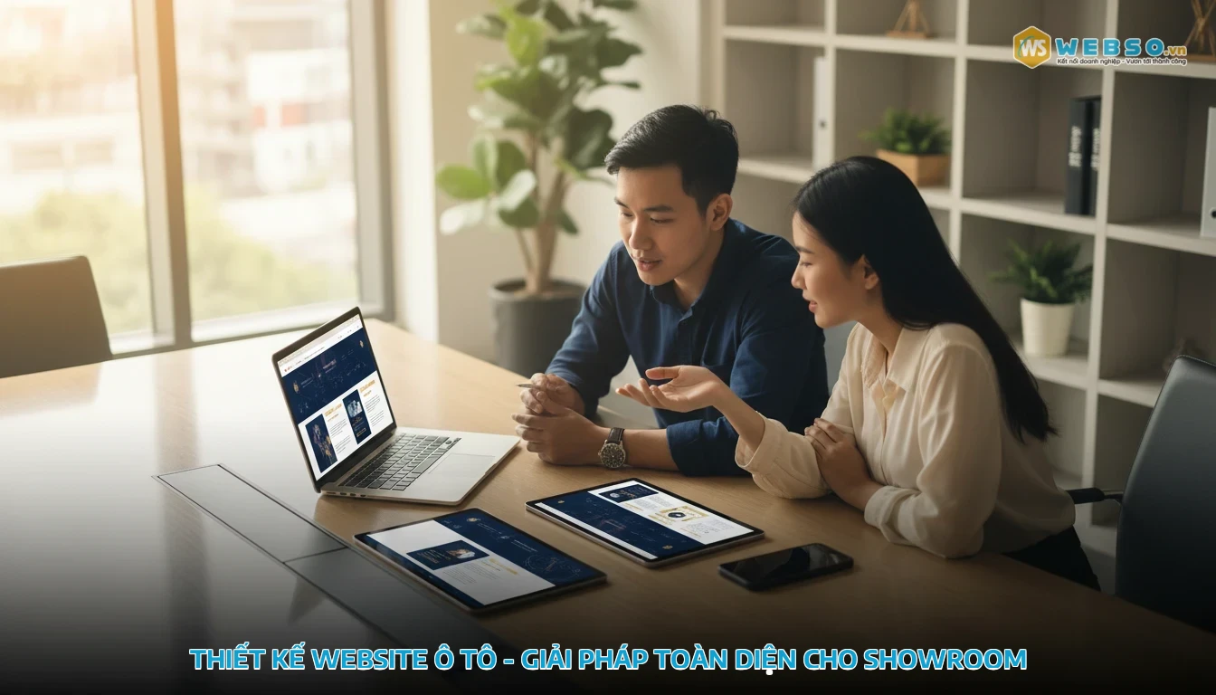 thiết kế website ô tô - Thiết kế website ô tô - Giải pháp toàn diện cho showroom