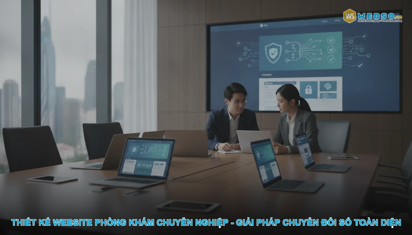 Thiết kế website phòng khám - Thiết kế website phòng khám chuyên nghiệp - Giải pháp chuyển đổi số toàn diện