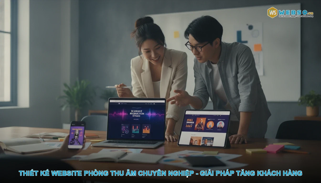 Thiết kế website phòng thu âm - Thiết Kế Website Phòng Thu Âm Chuyên Nghiệp - Giải Pháp Tăng Khách Hàng