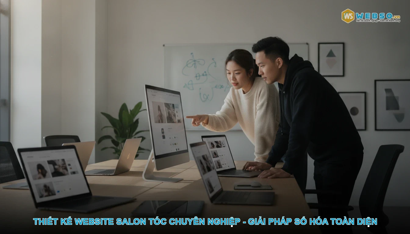 Thiết kế website salon tóc - Thiết kế website salon tóc chuyên nghiệp - Giải pháp số hóa toàn diện