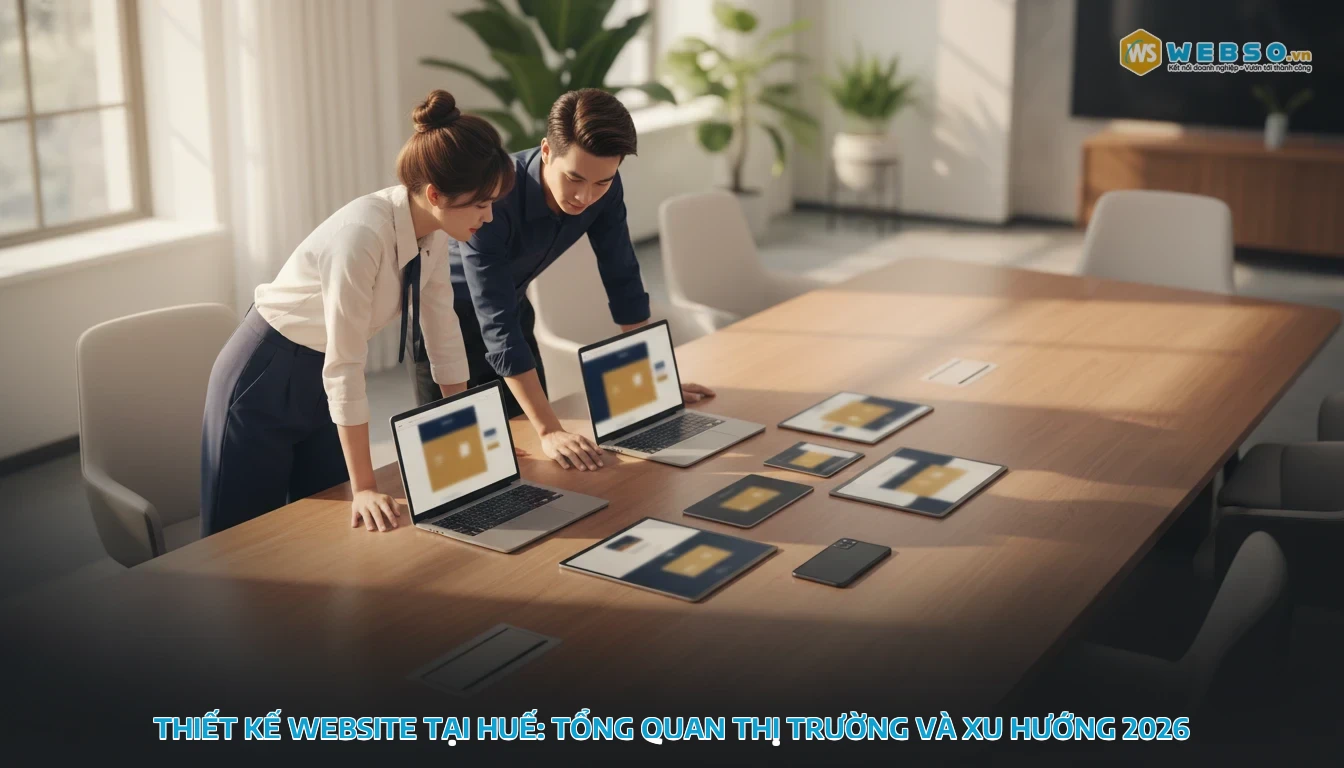 thiết kế website tại huế - Thiết kế website tại Huế: Tổng quan thị trường và xu hướng 2026