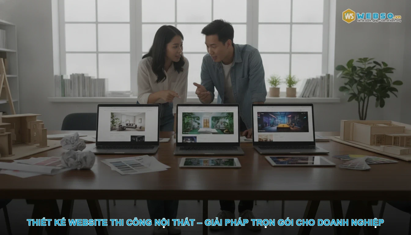 Thiết kế website thi công nội thất - Thiết kế website thi công nội thất – Giải pháp trọn gói cho doanh nghiệp