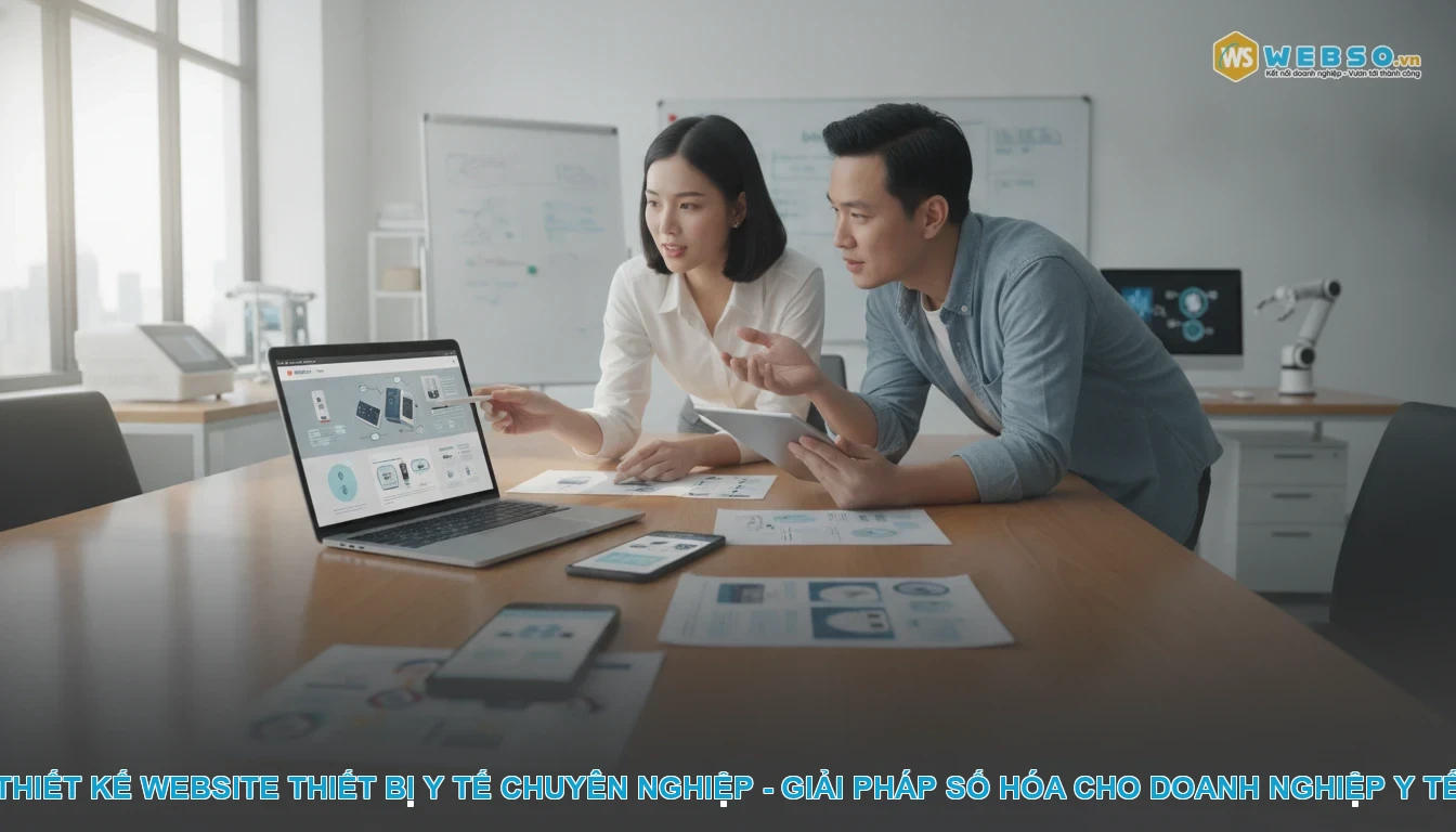 Thiết kế website thiết bị y tế - Thiết kế website thiết bị y tế chuyên nghiệp - Giải pháp số hóa cho doanh nghiệp y tế