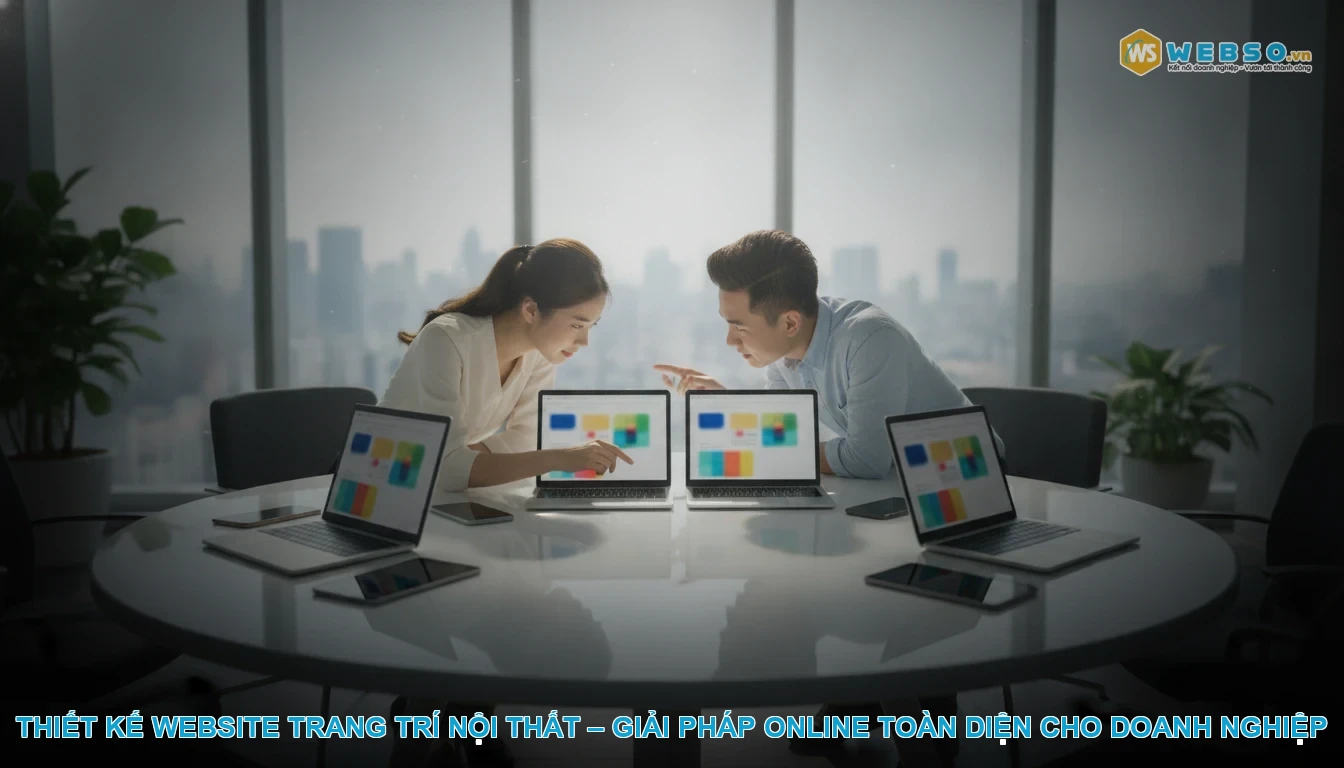 Thiết kế website trang trí nội thất - Thiết kế website trang trí nội thất – Giải pháp online toàn diện cho doanh nghiệp