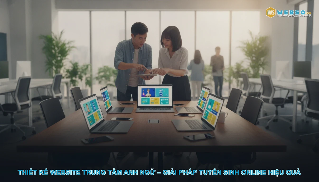 Thiết kế website trung tâm anh ngữ - Thiết kế website trung tâm anh ngữ – Giải pháp tuyển sinh online hiệu quả