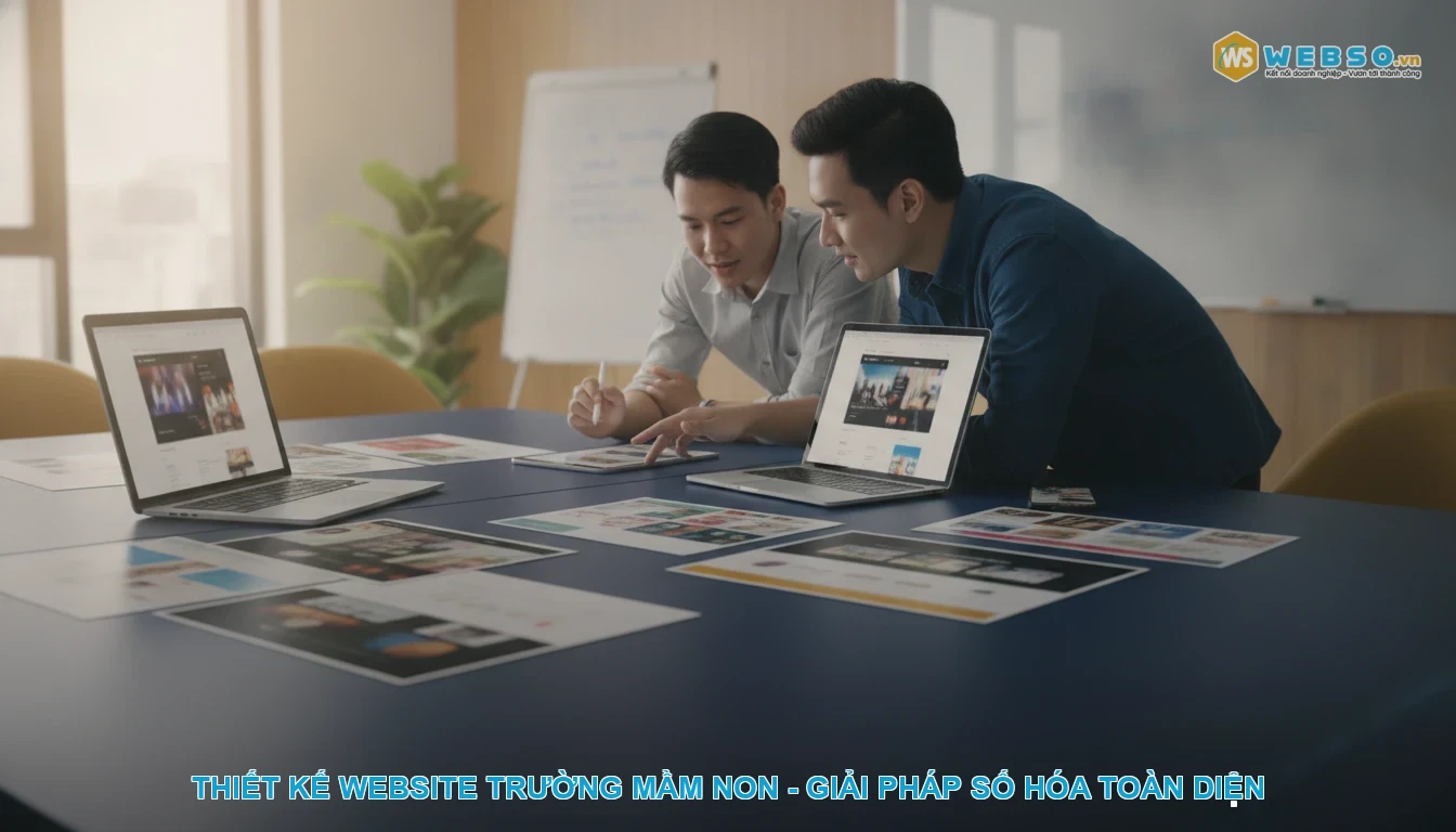 Thiết kế website trường mầm non - Thiết kế website trường mầm non - Giải pháp số hóa toàn diện