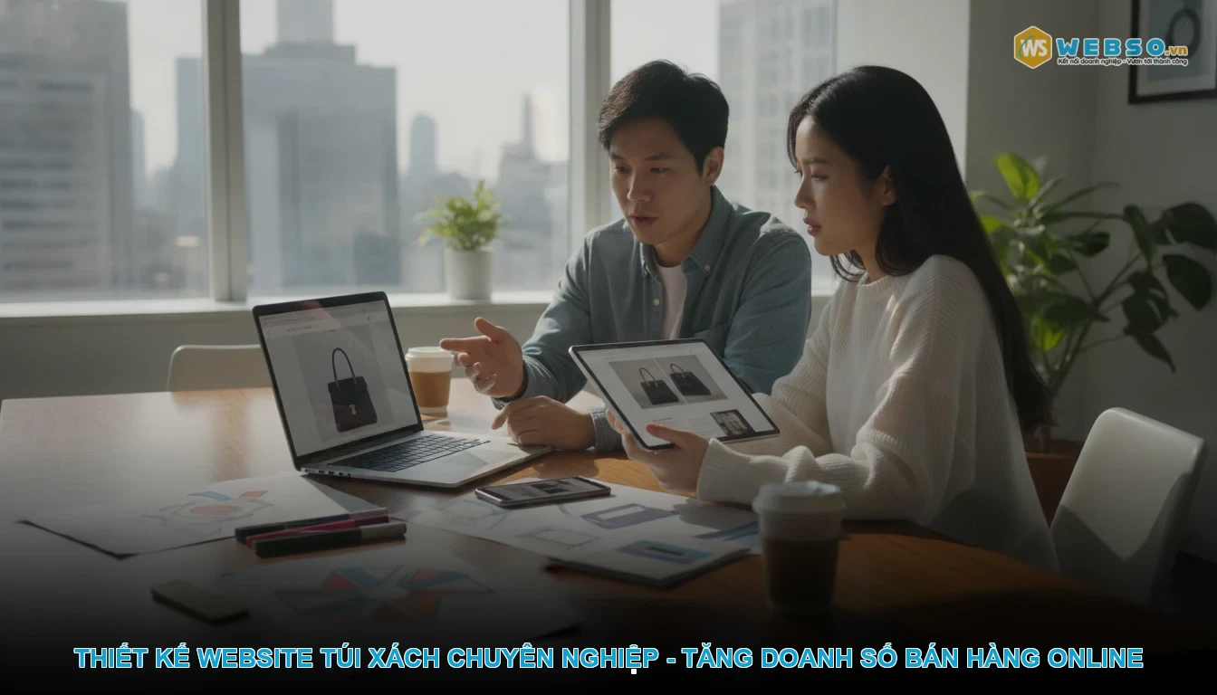 Thiết kế website túi xách - Thiết kế website túi xách chuyên nghiệp - Tăng doanh số bán hàng online