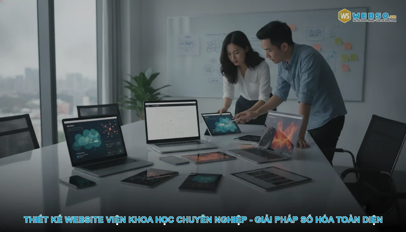 Thiết kế website viện khoa học - Thiết kế website viện khoa học chuyên nghiệp - Giải pháp số hóa toàn diện
