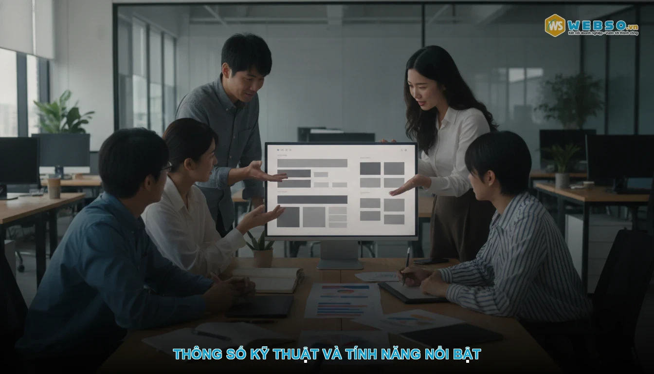Thiết kế website bảng hiệu quảng cáo - Thông số kỹ thuật và tính năng nổi bật