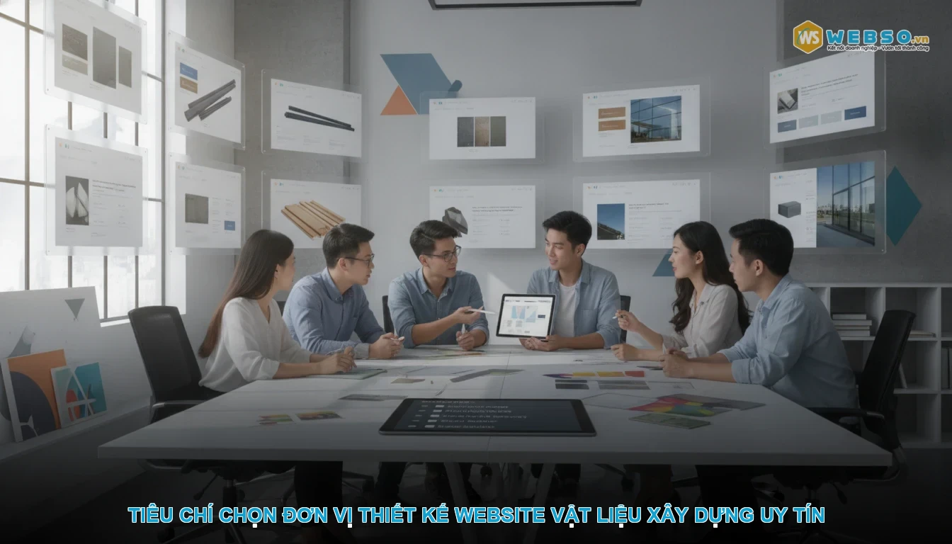 Thiết kế website cung cấp vật liệu xây dựng - Tiêu chí chọn đơn vị thiết kế website vật liệu xây dựng uy tín