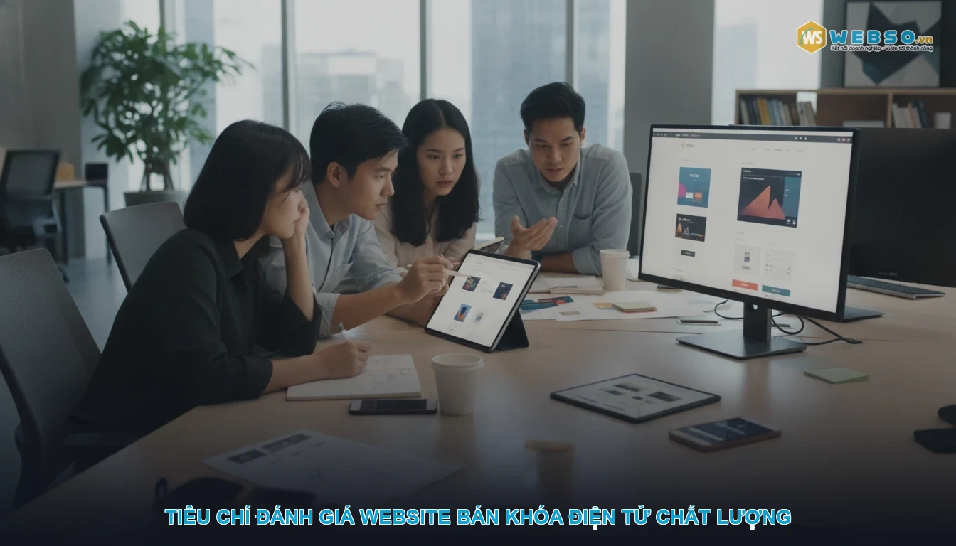 Thiết kế website bán khóa điện tử - Tiêu chí đánh giá website bán khóa điện tử chất lượng