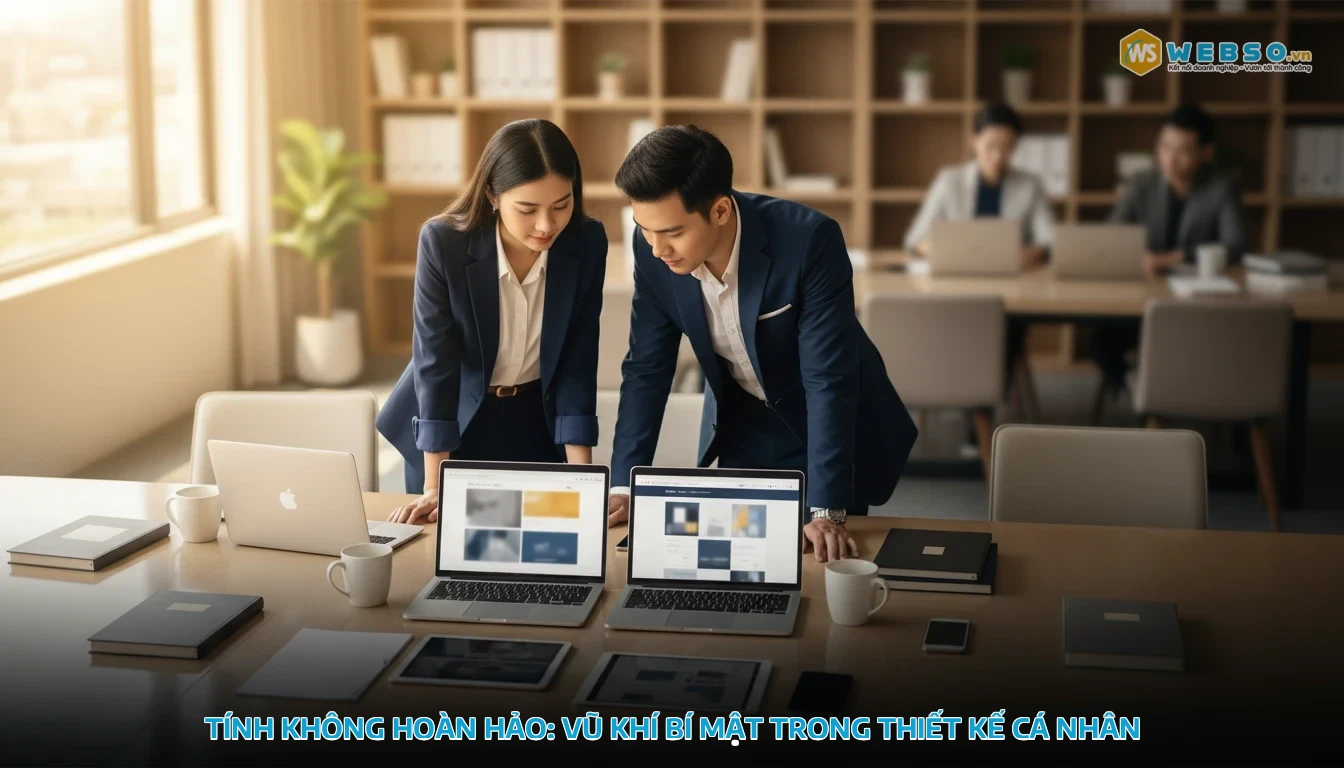 thiết kế trang web cá nhân - Tính không hoàn hảo: vũ khí bí mật trong thiết kế cá nhân