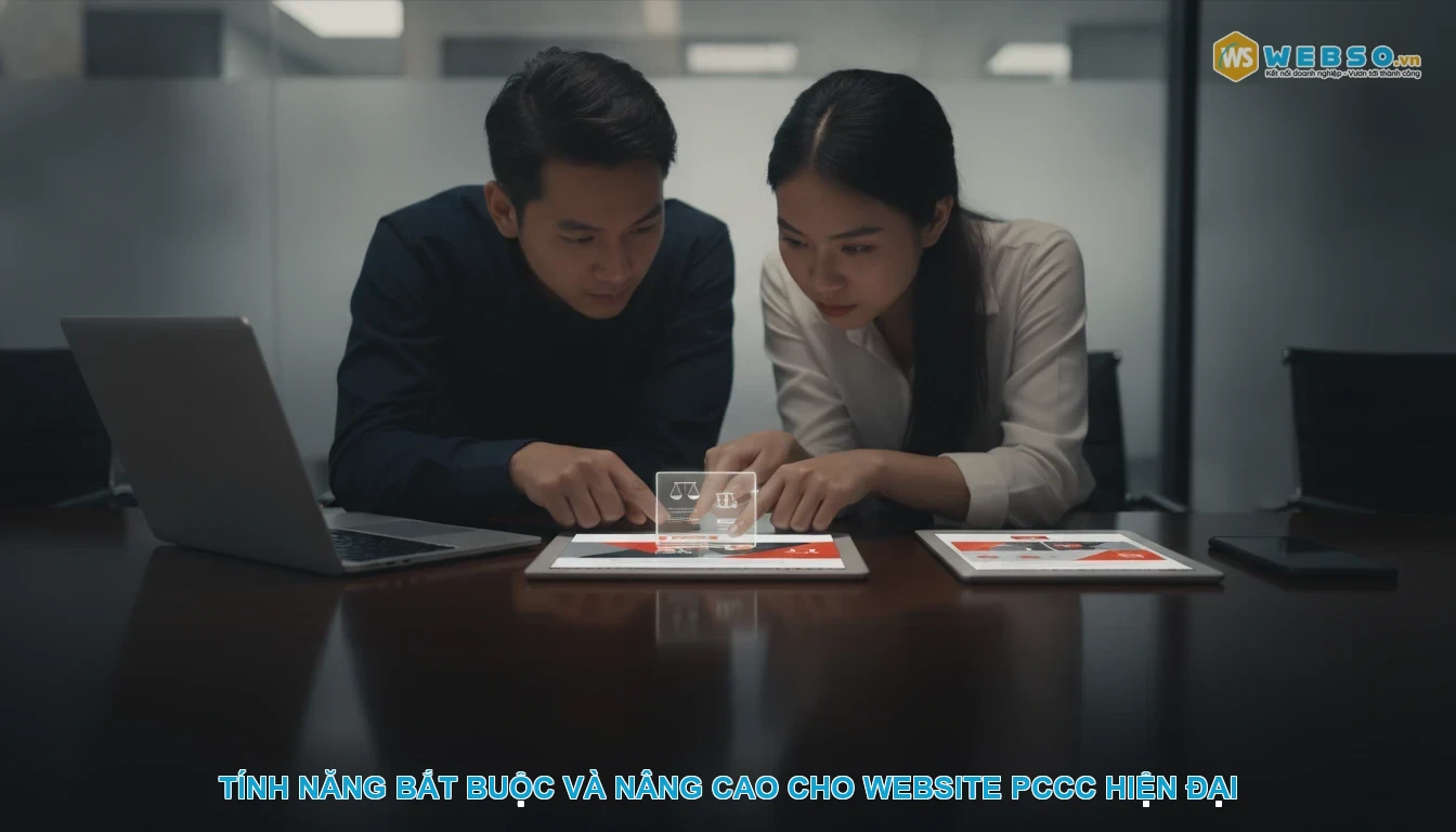 Thiết kế website Phòng cháy chữa cháy - Tính năng bắt buộc và nâng cao cho website PCCC hiện đại