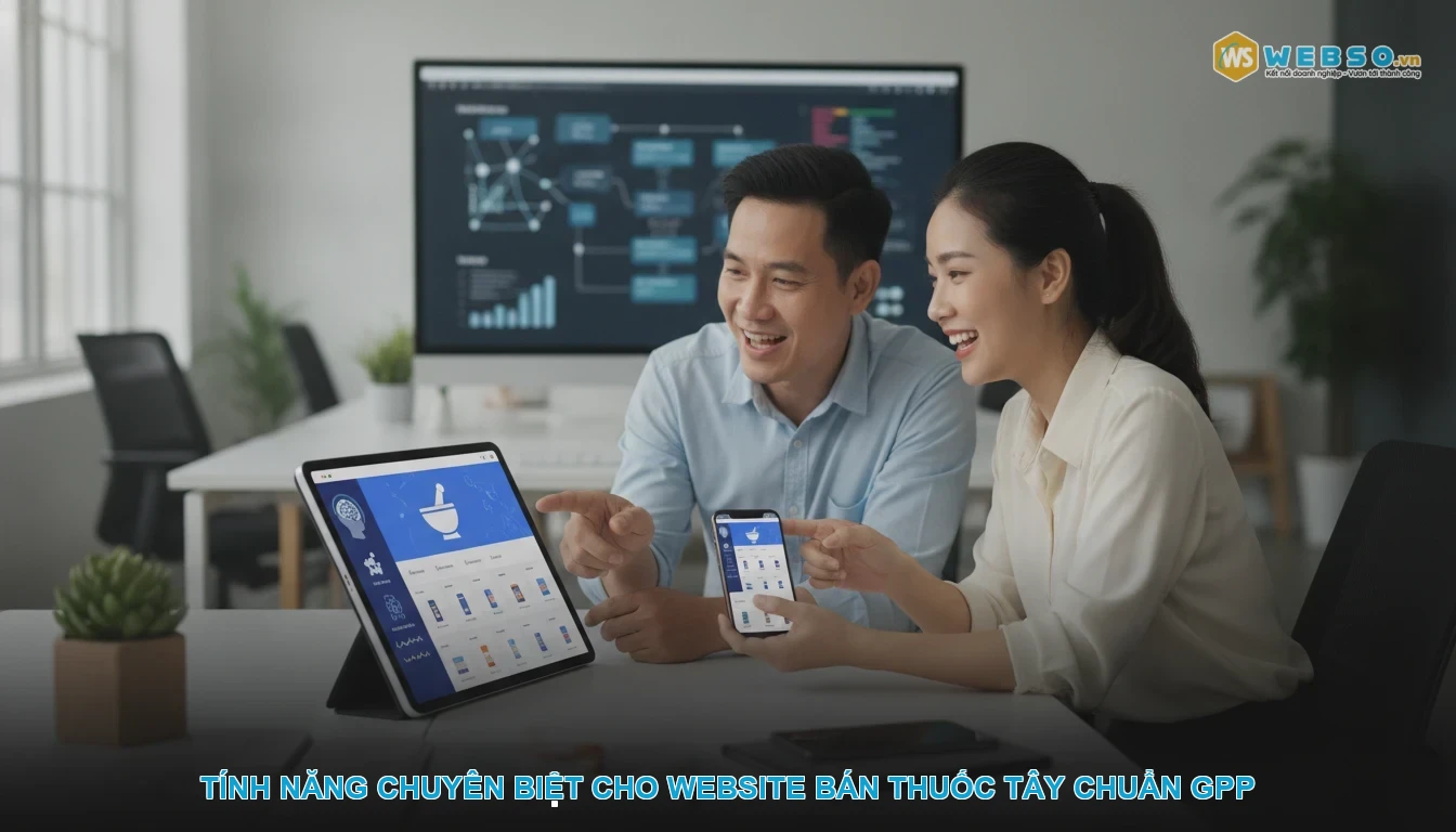 Thiết kế website bán thuốc tây - Tính năng chuyên biệt cho website bán thuốc tây chuẩn GPP