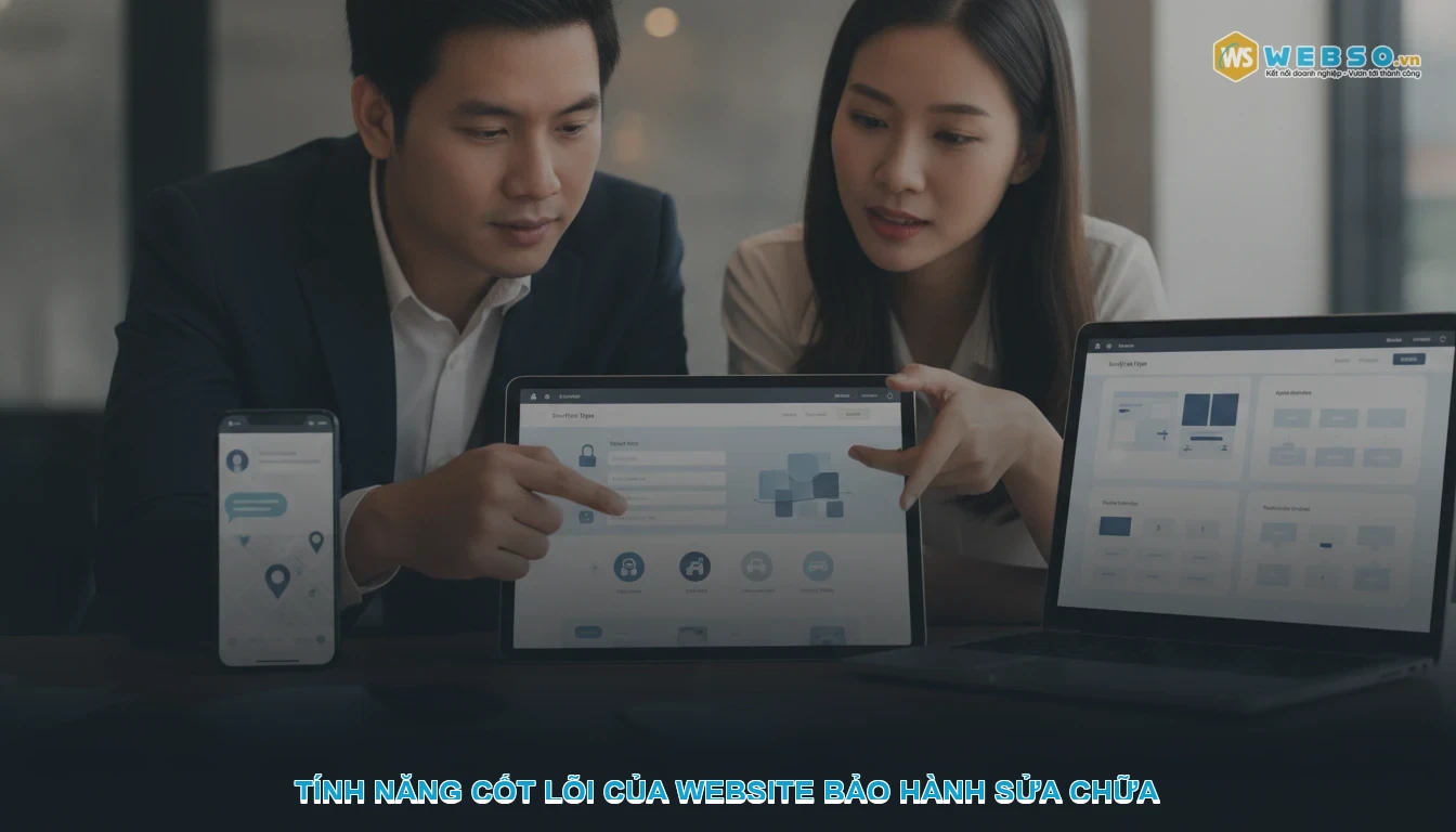 Thiết kế website bảo hành sửa chữa - Tính Năng Cốt Lõi Của Website Bảo Hành Sửa Chữa