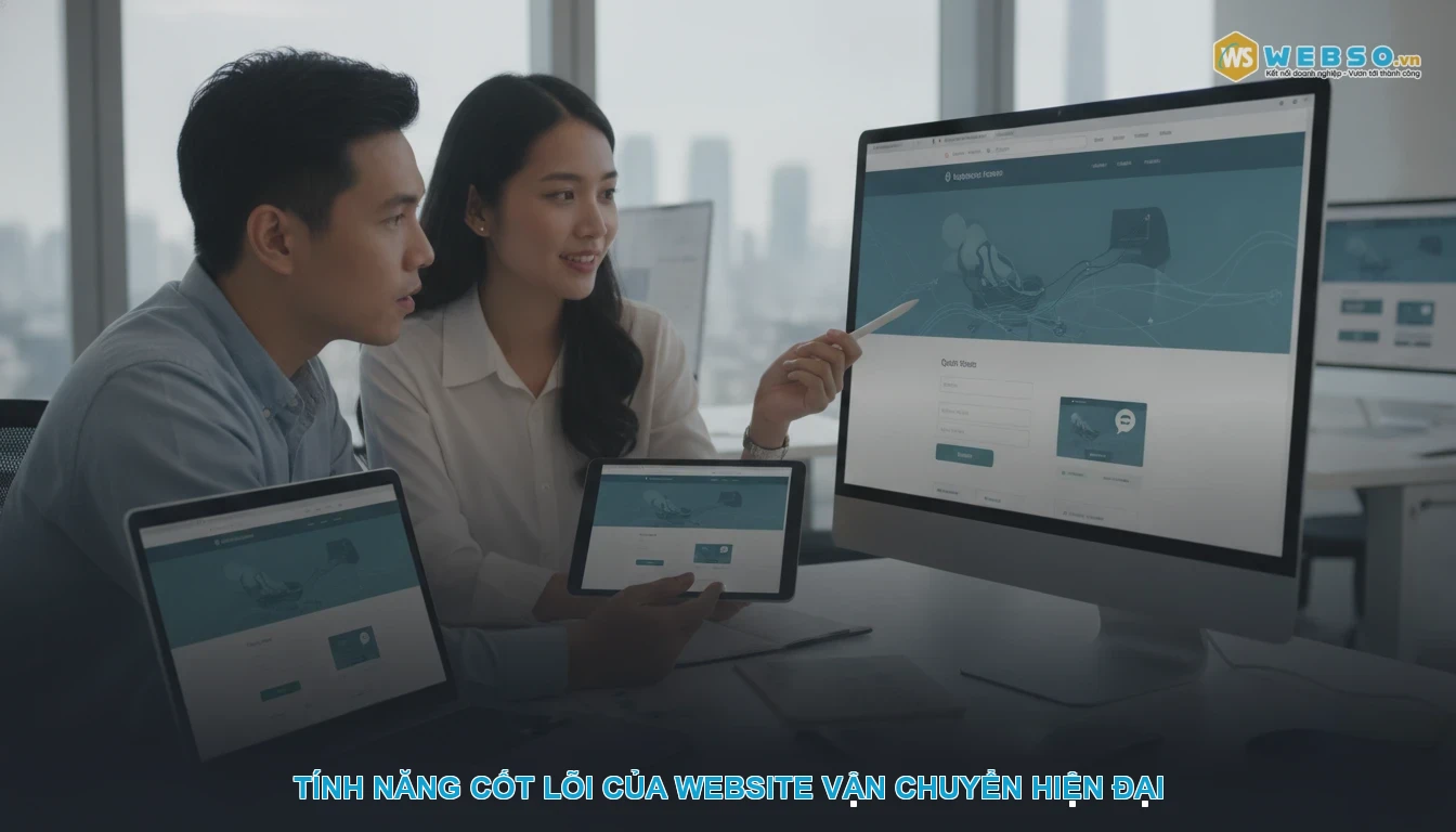 Thiết kế website vận chuyển - Tính năng cốt lõi của website vận chuyển hiện đại