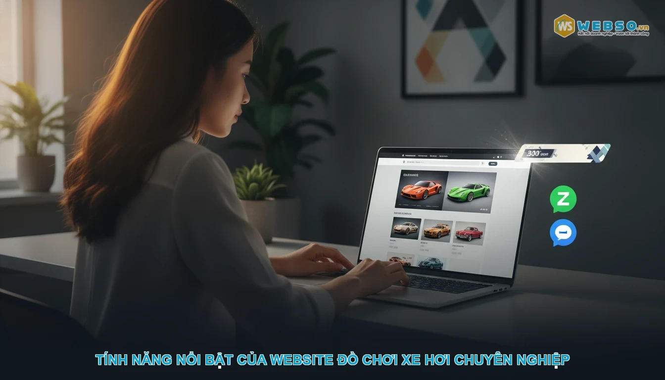 Thiết kế website đồ chơi xe hơi - Tính năng nổi bật của website đồ chơi xe hơi chuyên nghiệp