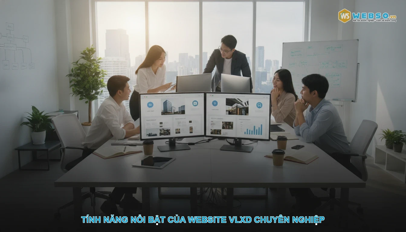 Thiết kế website cung cấp vật liệu xây dựng - Tính năng nổi bật của website VLXD chuyên nghiệp