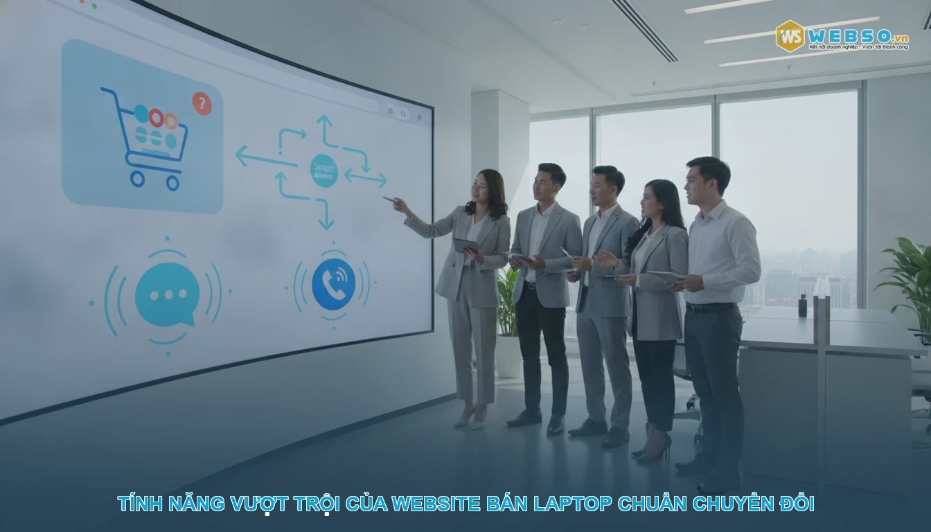Thiết kế website bán laptop - Tính Năng Vượt Trội Của Website Bán Laptop Chuẩn Chuyển Đổi