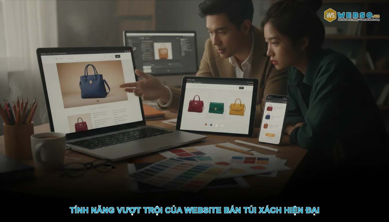 Thiết kế website túi xách - Tính năng vượt trội của website bán túi xách hiện đại