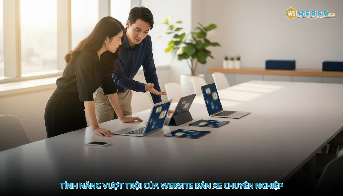 thiết kế website ô tô - Tính năng vượt trội của website bán xe chuyên nghiệp