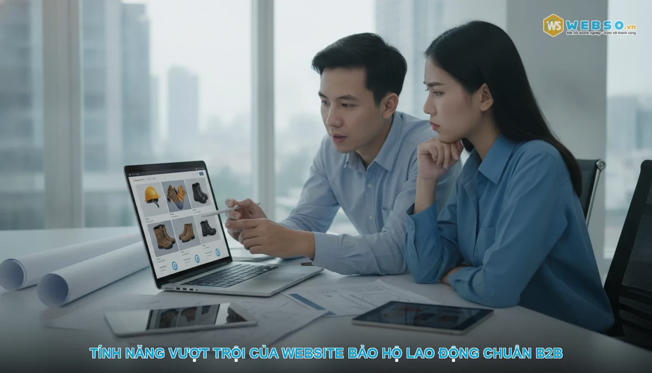 Thiết kế website bảo hộ lao động - Tính năng vượt trội của website bảo hộ lao động chuẩn B2B