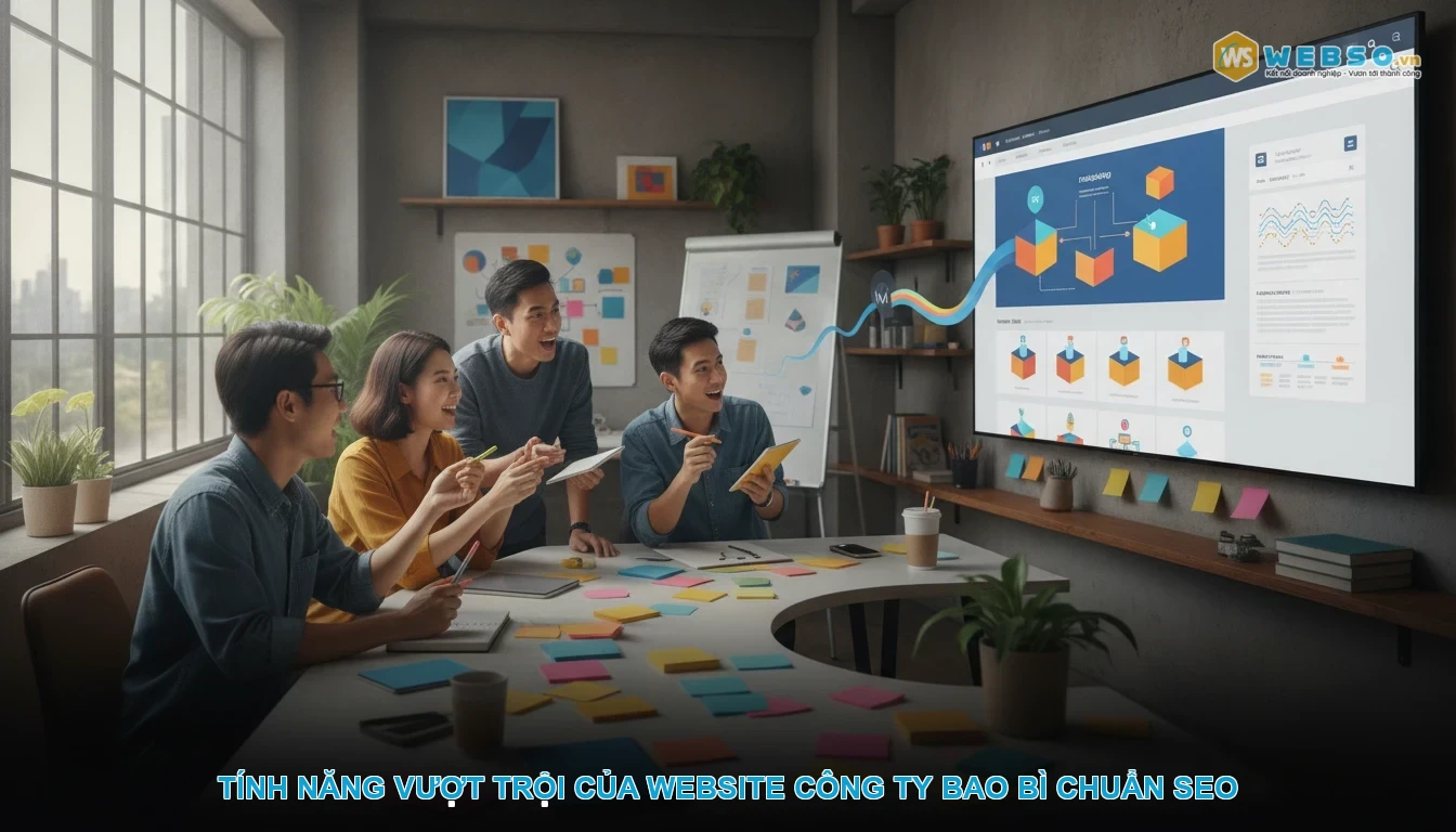 Thiết kế website công ty bao bì - Tính năng vượt trội của website công ty bao bì chuẩn SEO