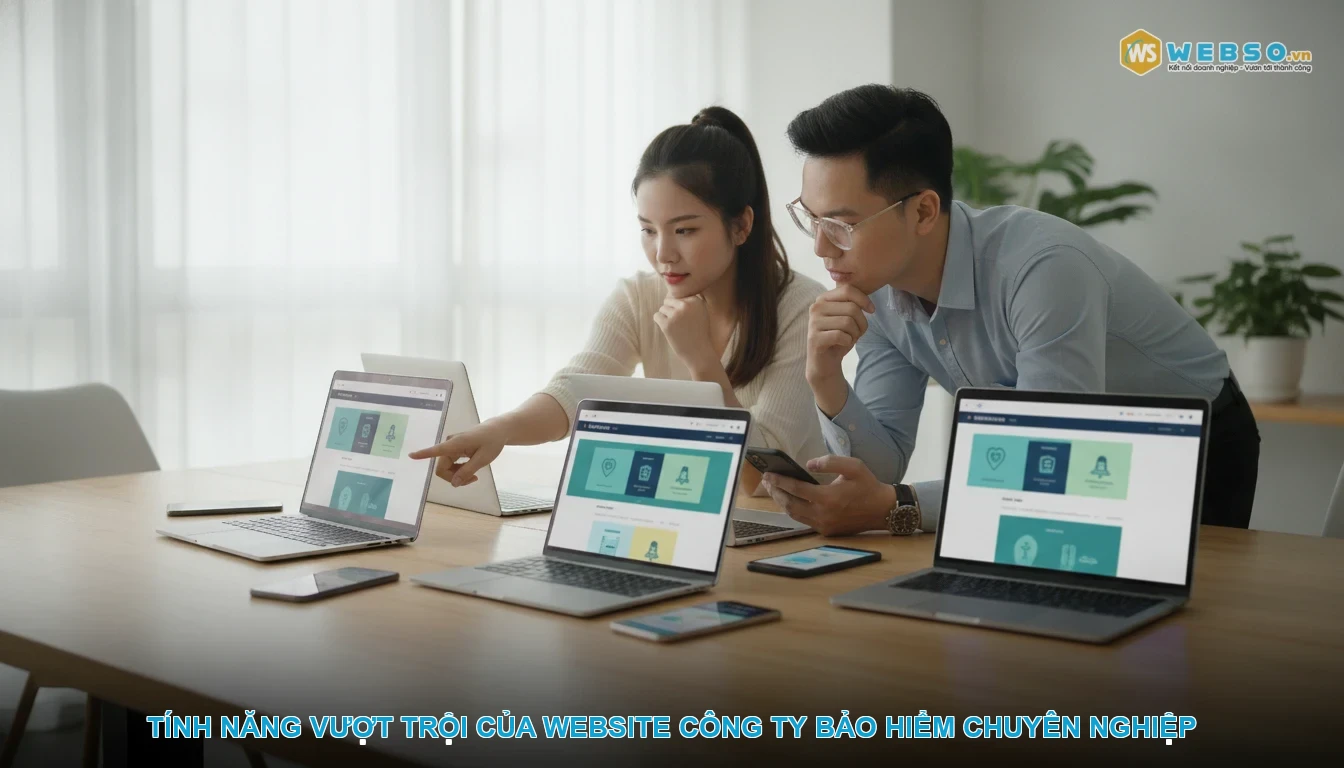 Thiết kế website công ty bảo hiểm - Tính năng vượt trội của website công ty bảo hiểm chuyên nghiệp