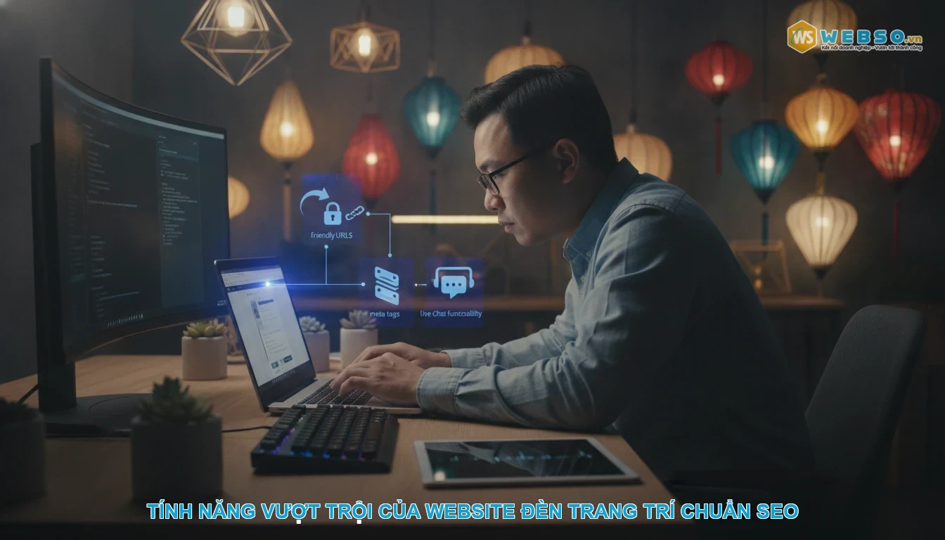 Thiết kế website đèn trang trí - Tính Năng Vượt Trội Của Website Đèn Trang Trí Chuẩn SEO