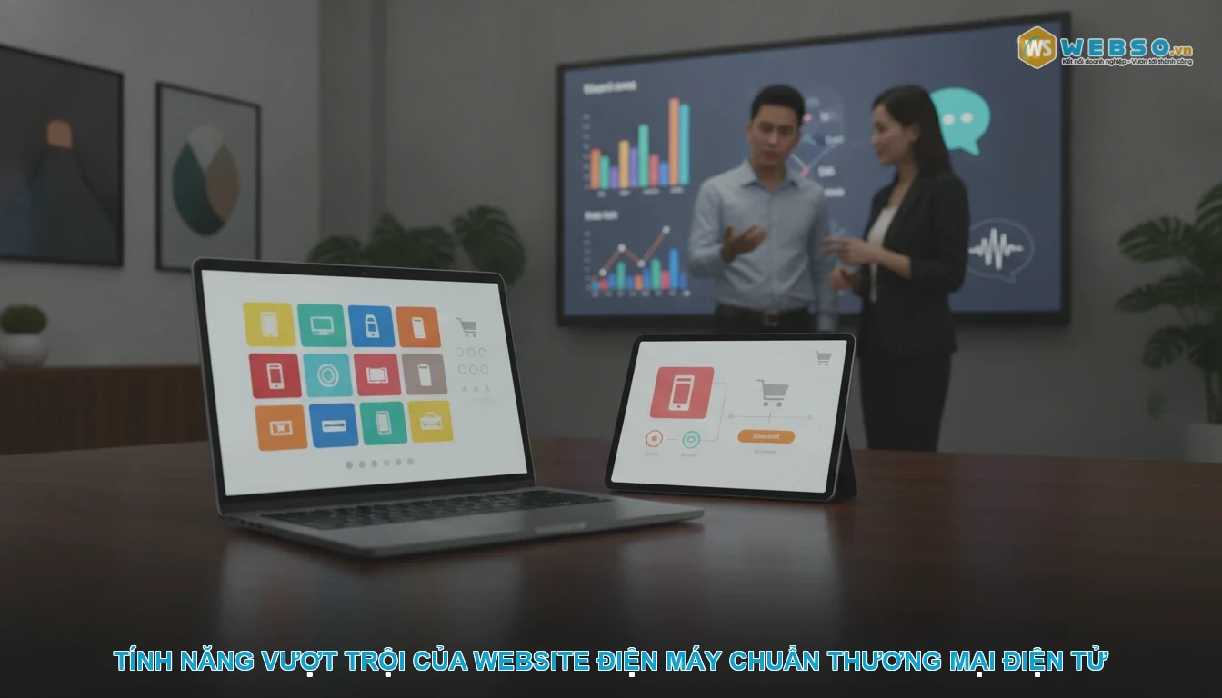 Thiết kế website cửa hàng điện máy - Tính năng vượt trội của website điện máy chuẩn thương mại điện tử