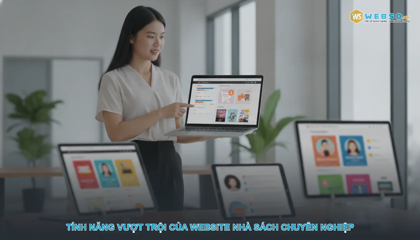 Thiết kế website nhà sách - Tính Năng Vượt Trội Của Website Nhà Sách Chuyên Nghiệp