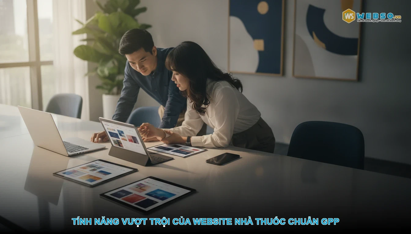 Thiết kế website nhà thuốc - Tính Năng Vượt Trội Của Website Nhà Thuốc Chuẩn GPP
