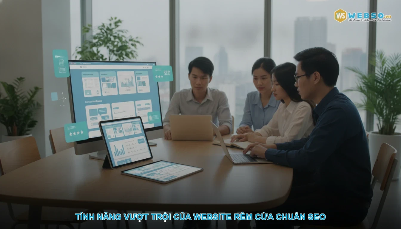Thiết kế website rèm cửa - Tính năng vượt trội của website rèm cửa chuẩn SEO
