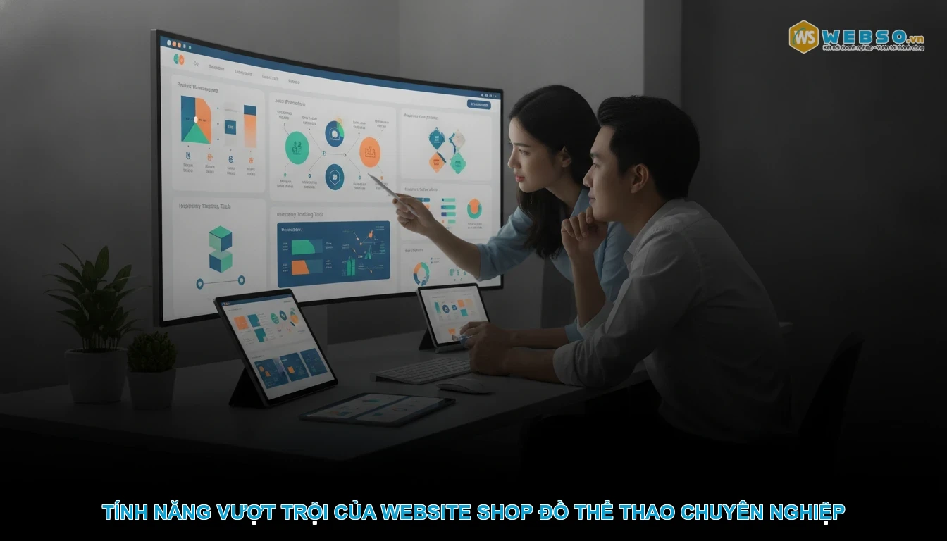 Thiết kế website shop đồ thể thao - Tính năng vượt trội của website shop đồ thể thao chuyên nghiệp