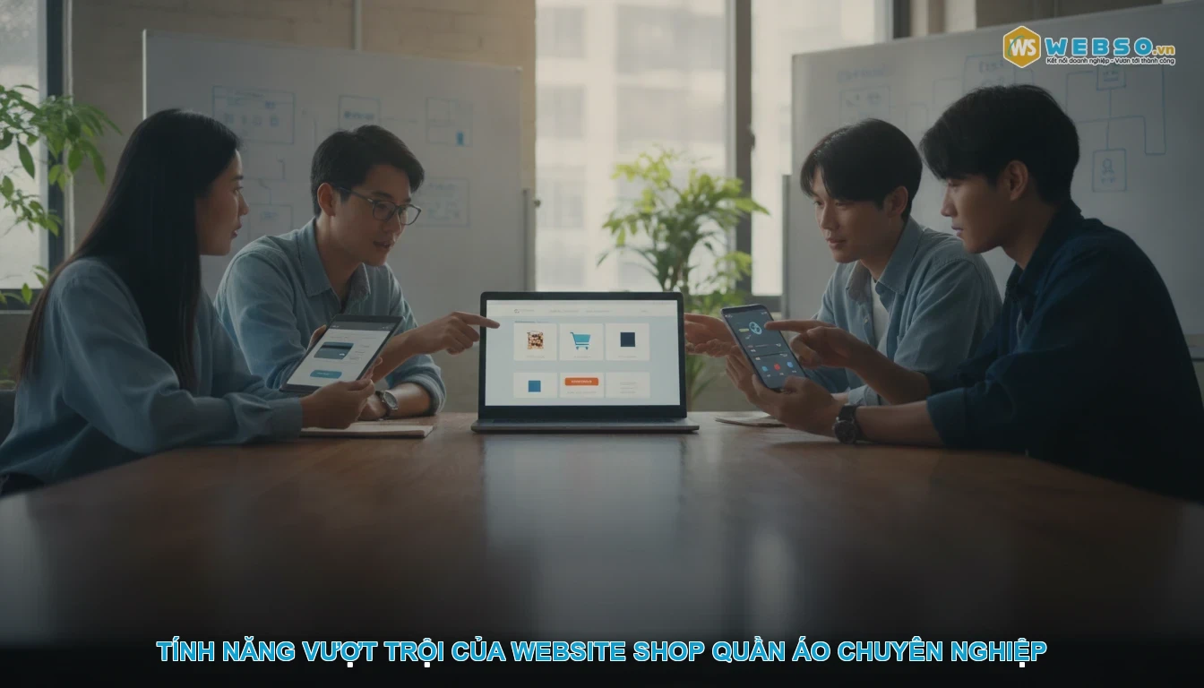 Thiết kế website shop quần áo - Tính năng vượt trội của website shop quần áo chuyên nghiệp