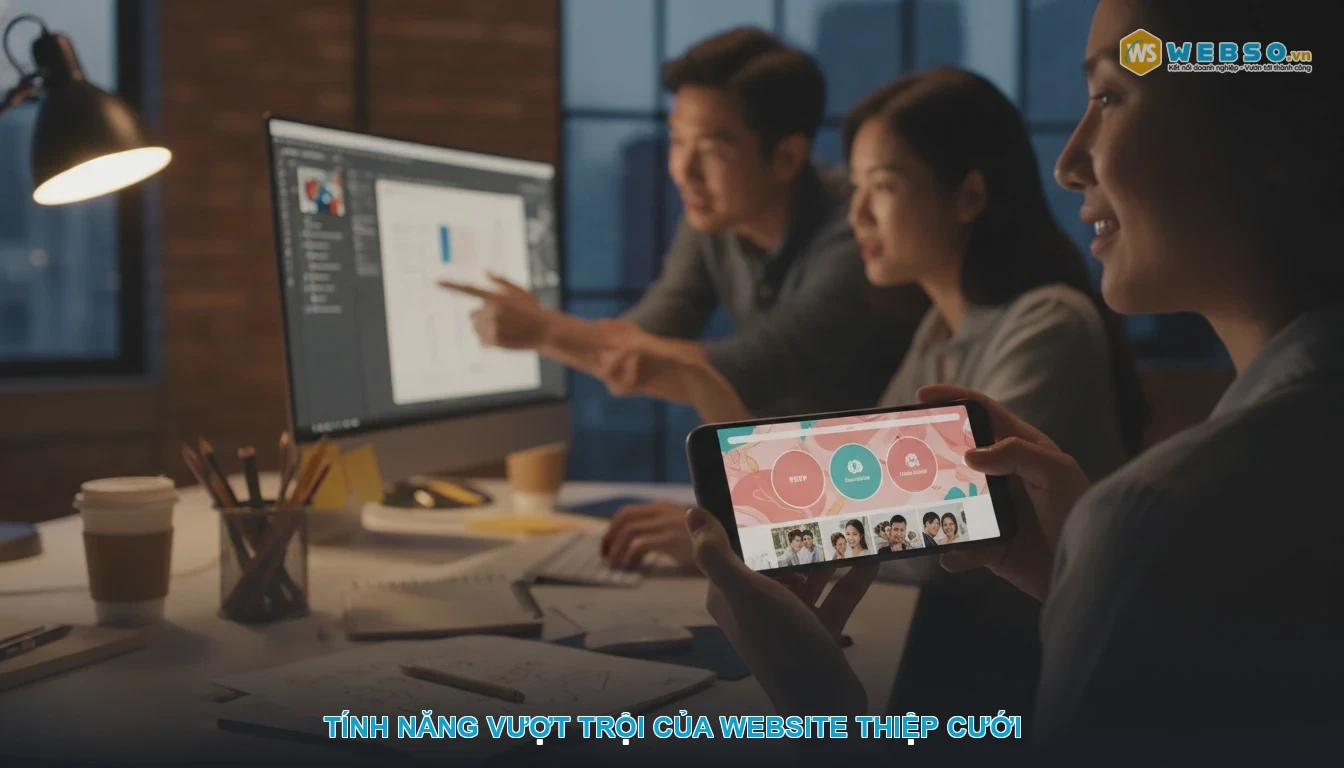 Thiết kế website thiệp cưới - Tính Năng Vượt Trội Của Website Thiệp Cưới