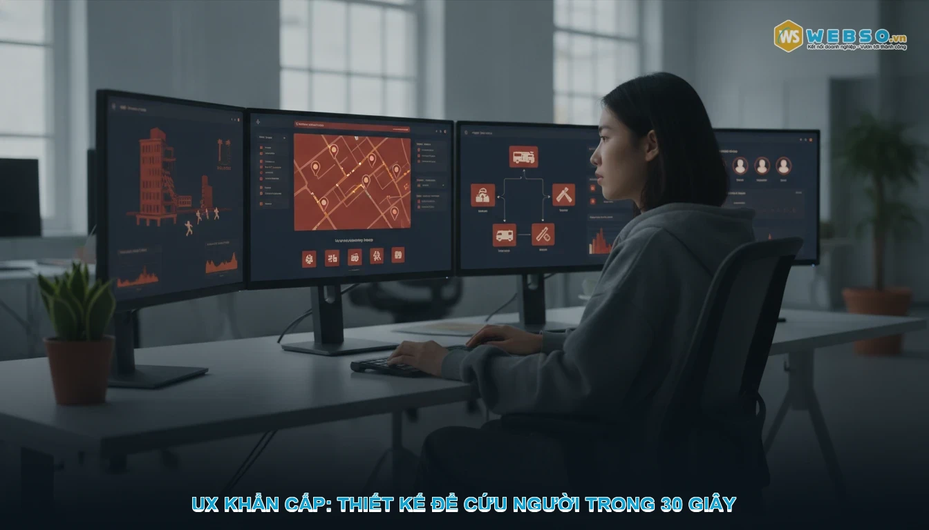 Thiết kế website Phòng cháy chữa cháy - UX khẩn cấp: Thiết kế để cứu người trong 30 giây
