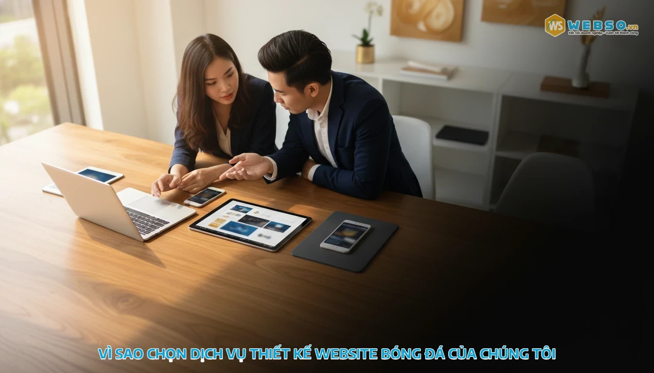 thiết kế website xem bóng đá - Vì sao chọn dịch vụ thiết kế website bóng đá của chúng tôi