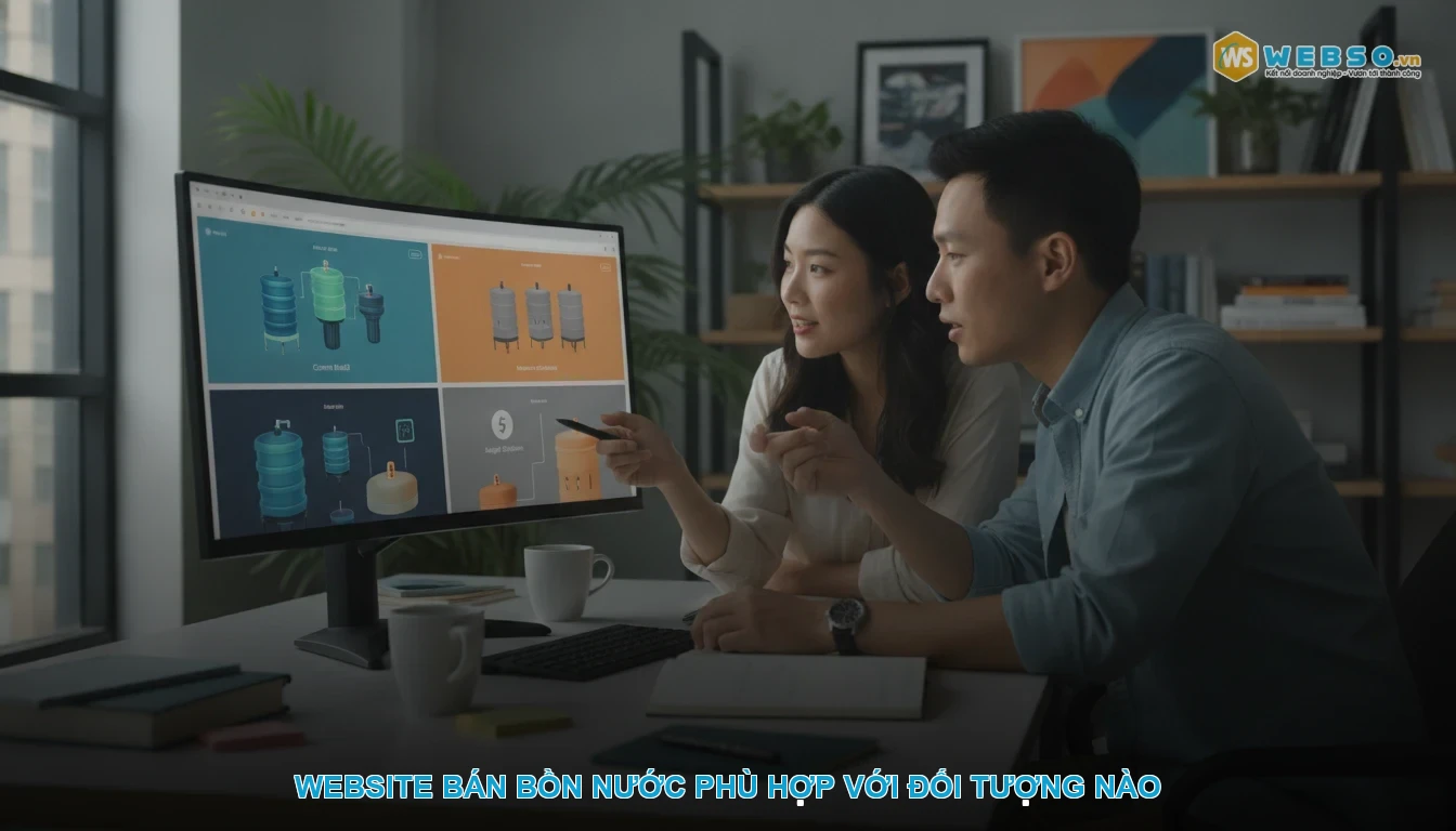 Thiết kế website bán bồn nước - Website bán bồn nước phù hợp với đối tượng nào