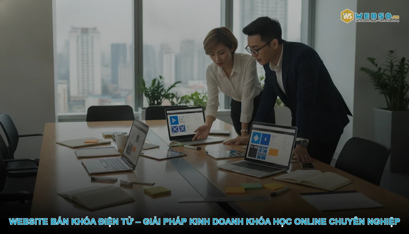Thiết kế website bán khóa điện tử - Website bán khóa điện tử – Giải pháp kinh doanh khóa học online chuyên nghiệp
