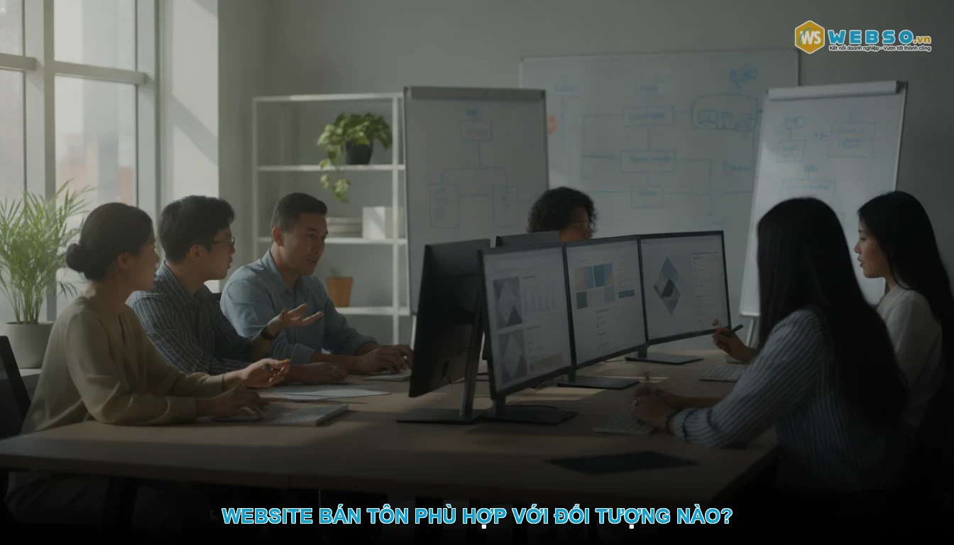 Thiết kế website bán tôn - Website bán tôn phù hợp với đối tượng nào?
