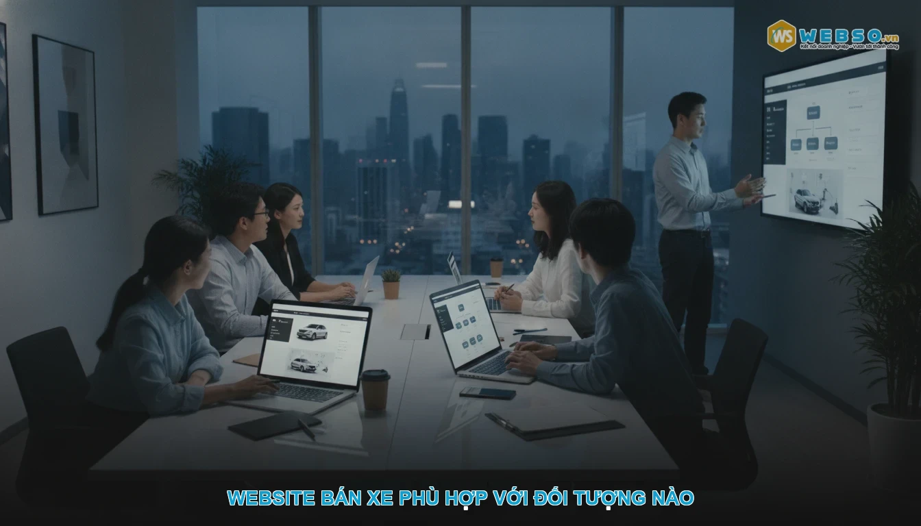 Thiết kế website bán xe ô tô - Website bán xe phù hợp với đối tượng nào