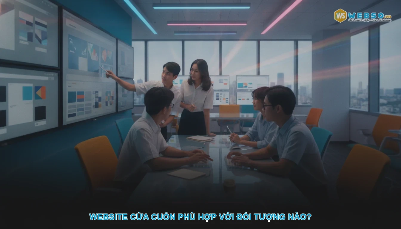 Thiết kế website cửa cuốn - Website cửa cuốn phù hợp với đối tượng nào?