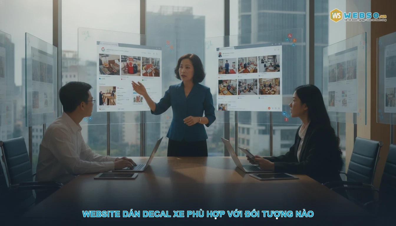 Thiết kế website dán tem decal xe - Website dán decal xe phù hợp với đối tượng nào