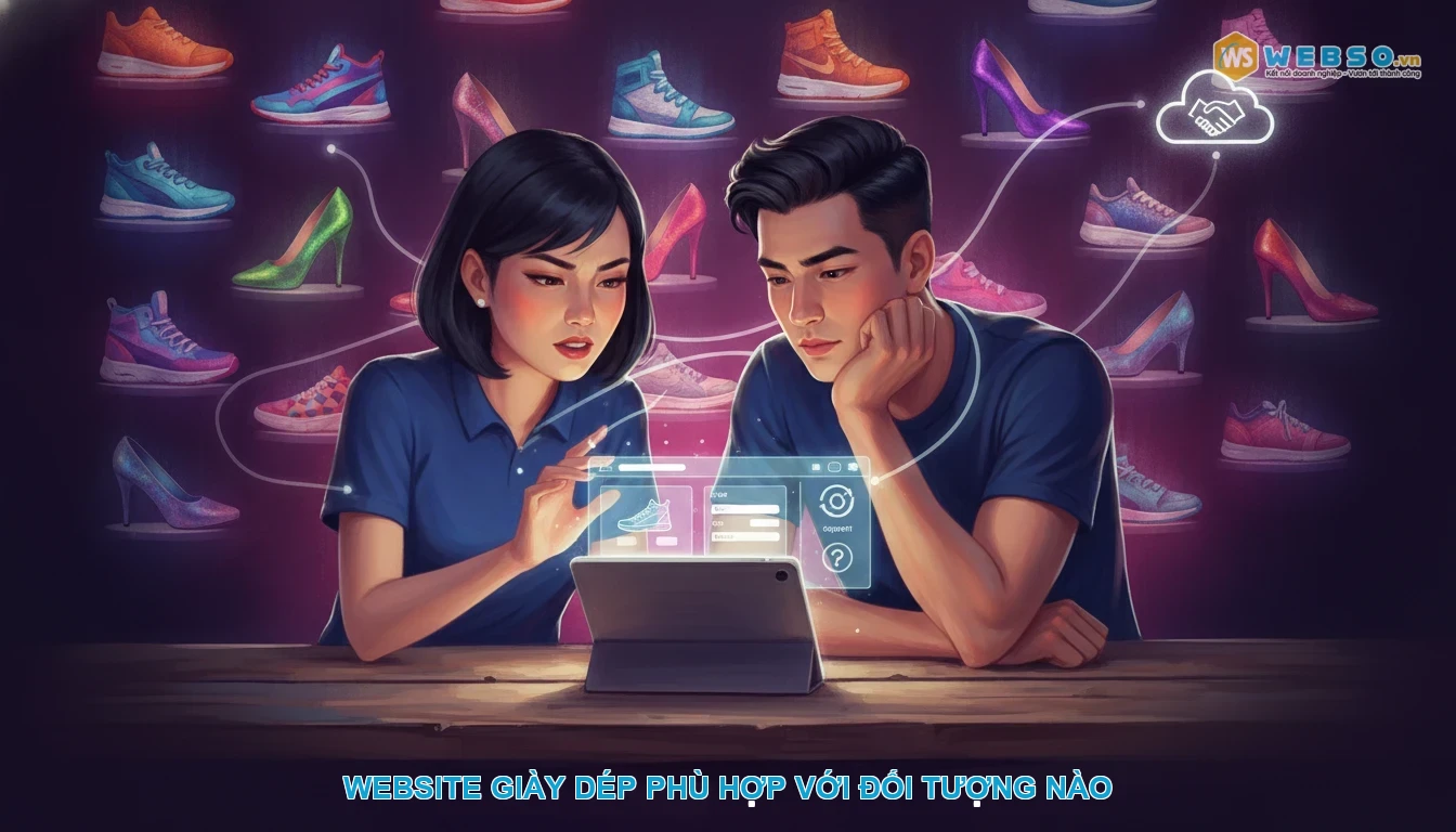 Thiết kế website giày dép - Website giày dép phù hợp với đối tượng nào