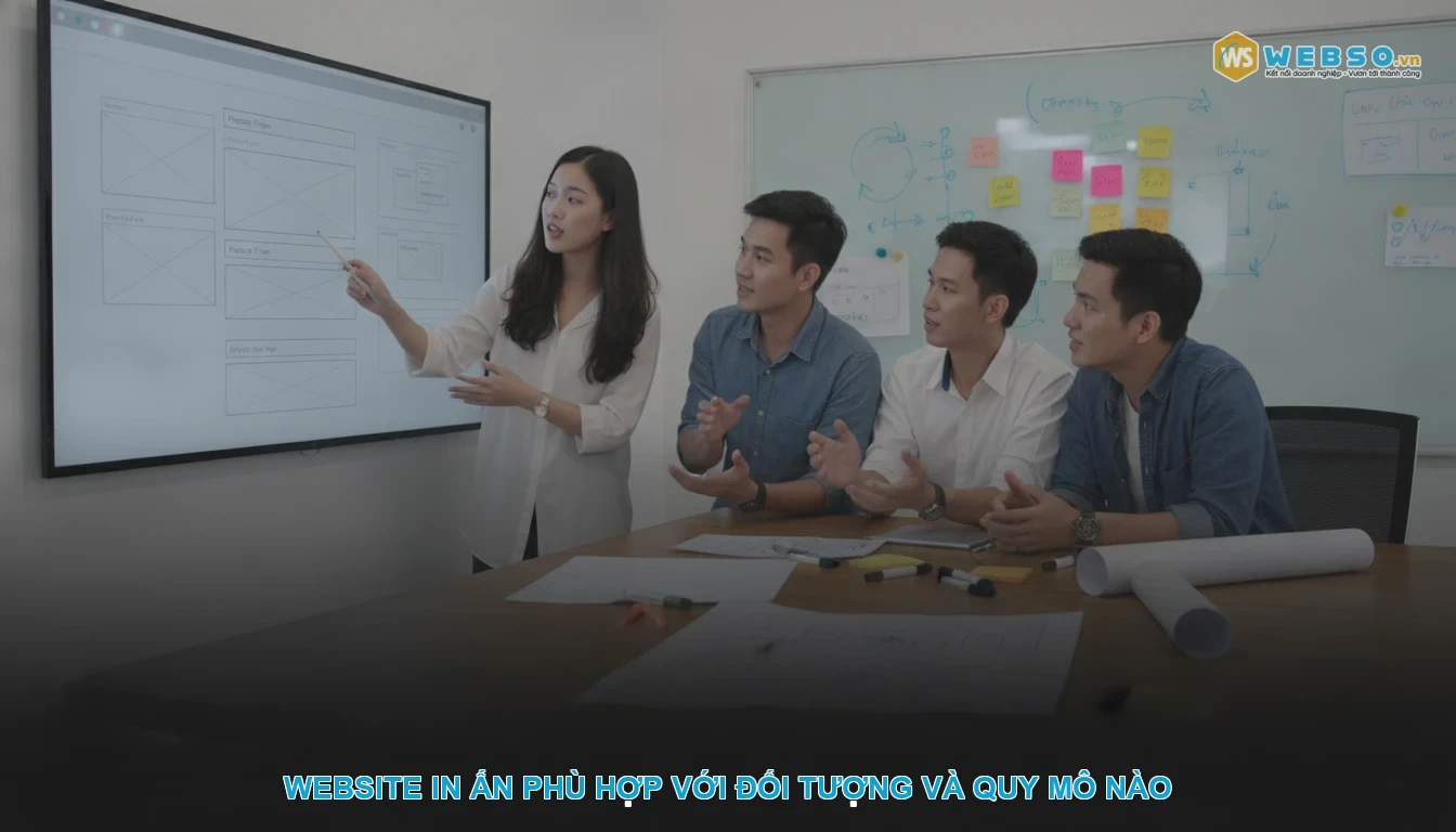 Thiết kế website thiết kế in ấn - Website in ấn phù hợp với đối tượng và quy mô nào